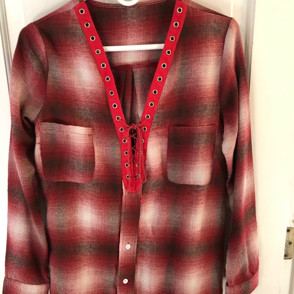 Ladies Flannel Sz M